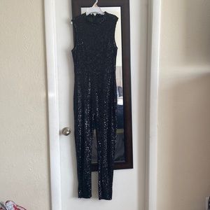 One piece sequin jumpsuit